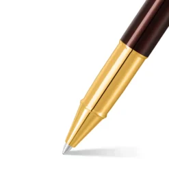 Sheaffer® 100 9370 Glossy Coffee Brown Rollerball Pen With PVD Gold-Tone Trim 8 Sheaffer® 100 9370 Glossy Coffee Brown Rollerball Pen With PVD Gold-Tone Trim