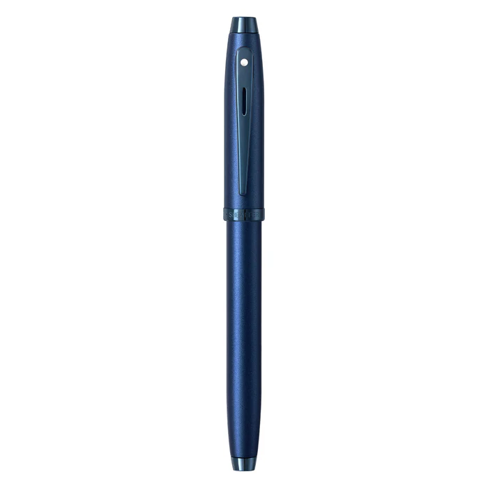 Sheaffer® 100 9371 Satin Blue Fountain Pen With PVD Blue Trim - Medium 4 Sheaffer® 100 9371 Satin Blue Fountain Pen With PVD Blue Trim - Medium