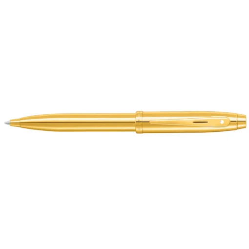 Sheaffer® 100 9372 Glossy PVD Gold Ballpoint Pen With PVD Gold Trim 5 Sheaffer® 100 9372 Glossy PVD Gold Ballpoint Pen With PVD Gold Trim