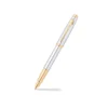 Sheaffer® 100 Bright Chrome Fountain Pen With Gold Trims - Fine