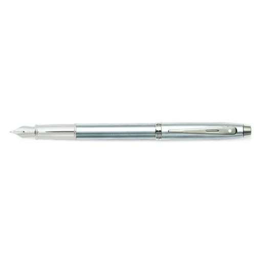 Sheaffer® 100 Brushed Chrome Fountain Pen With Chrome Trims - Fine 6 Sheaffer® 100 Brushed Chrome Fountain Pen With Chrome Trims - Fine