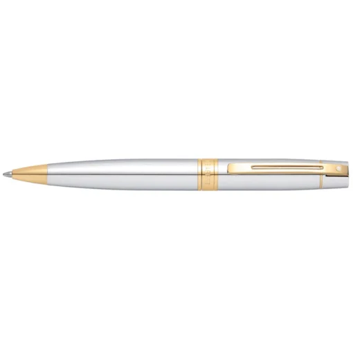 Sheaffer® 300 Chrome with Gold Trims Ballpoint Pen