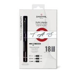 Sheaffer® Calligraphy Matte Black Fountain pen Mini kit with Black cap and Matte Black Trim in Hangsell - F, M, B Nibs 9 Sheaffer® Calligraphy Matte Black Fountain pen Minikit with Black cap and Matte Black Trim in Hangsell - F, M, B nibs