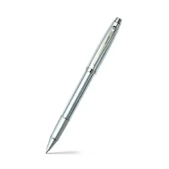 Sheaffer® Gift Set ft. Brushed Chrome S100 9306 with Chrome Trim as Set of 2 pens - Rollerball Pen & Fountain pen (M)