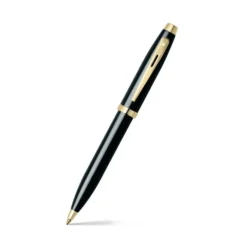 Sheaffer® Gift Set ft. Glossy Black S100 9322 with Gold Tone Trim as Set of 2 pens - Ballpoint Pen & Rollerball pen