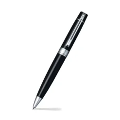 Sheaffer® Gift Set ft. Glossy Black S300 9312 Ballpoint Pen with Chrome Trim and Medium Notebook