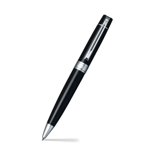 Sheaffer® Gift Set ft. Glossy Black S300 9312 Ballpoint Pen with Chrome Trim and Medium Notebook 4 Sheaffer® Gift Set ft. Glossy Black S300 9312 Ballpoint Pen with Chrome Trim and Medium Notebook