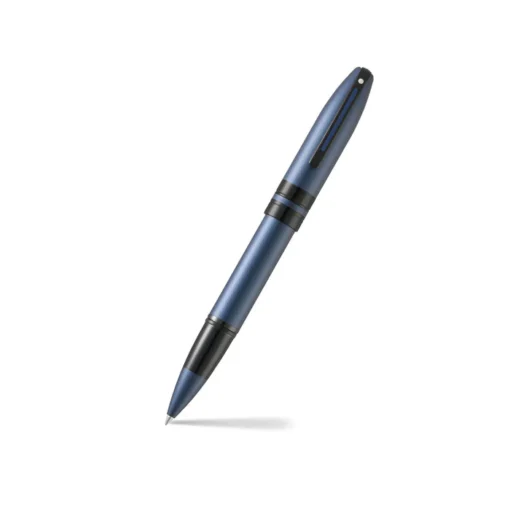 Sheaffer® ICON 9110 Metallic Blue Rollerball Pen With Gloss Black Trim