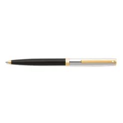 Sheaffer® SAGARIS 9475 Gloss Black Barrel and Chrome Cap Ballpoint Pen With Gold Tone Trim 7 Sheaffer® SAGARIS 9475 Gloss Black Barrel and Chrome Cap Ballpoint Pen With Gold Tone Trim
