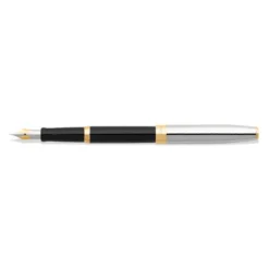 Sheaffer® SAGARIS 9475 Gloss Black Barrel and Chrome Cap Fountain Pen With Gold Tone Trim - Medium 7 Sheaffer® SAGARIS 9475 Gloss Black Barrel and Chrome Cap Fountain Pen With Gold Tone Trim - Medium
