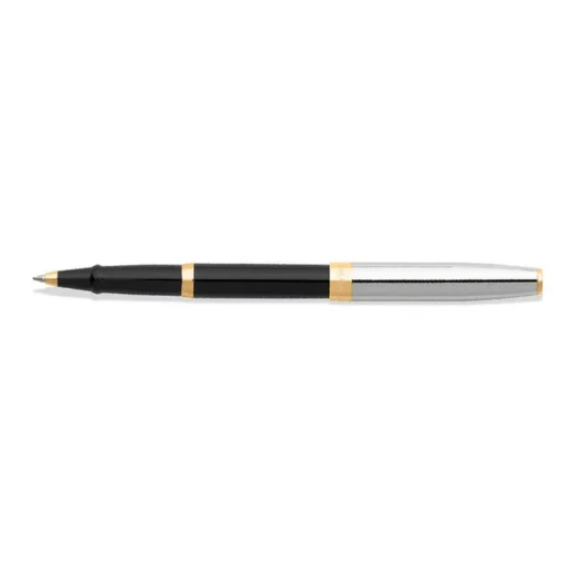Sheaffer® SAGARIS 9475 Gloss Black Barrel and Chrome Cap Rollerball Pen With Gold Tone Trim