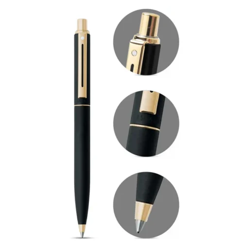 Sheaffer® Sentinel 327 Matte Black Ballpoint pen with Gold Tone Trim