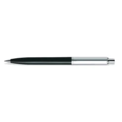 Sheaffer® Sentinel Black and Chrome Ballpoint Pen With Chrome Trims