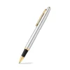 Sheaffer® VFM Polished Chrome Rollerball Pen With Gold Trims 2 Sheaffer® VFM Polished Chrome Rollerball Pen With Gold Trims