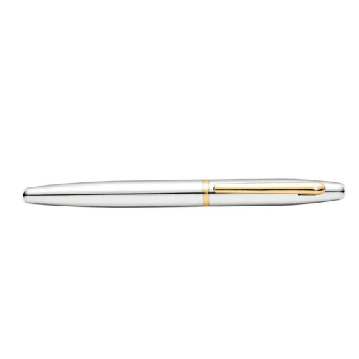 Sheaffer® VFM Polished Chrome Rollerball Pen With Gold Trims