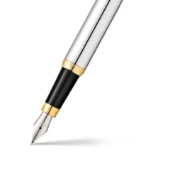 Sheaffer® VFM Polished Chrome with Gold Trims Fountain Pen - Medium 11 Sheaffer® VFM Polished Chrome with Gold Trims Fountain Pen - Medium