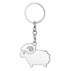 Sheep Enameled Baby Keychain