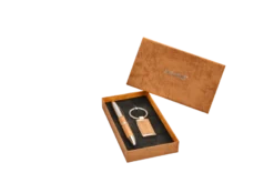 Silver Pen & Keychain Set