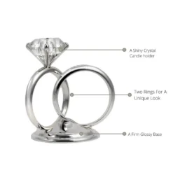 Silver Ring Candle Stand
