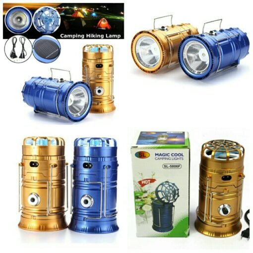 Lantern Shaped Camping Solar LED Light with Fan 5 Lantern Shaped Camping Solar LED Light with Fan