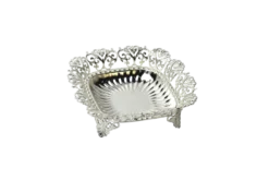 Square Wire Motif Silver Bowl (Big)