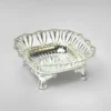 Square Wire Silver Bowl, Size- Medium