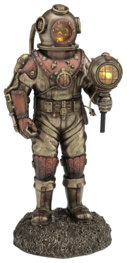 Steampunk Home Decor Diver Statue
