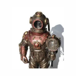 Steampunk Home Decor Diver Statue.1