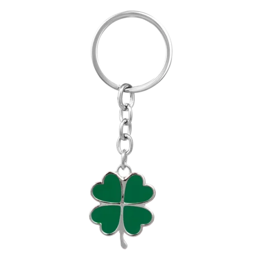Swan Enameled Crystal Unique Keychain