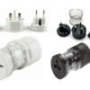 Travel Adapter Black / White Colour