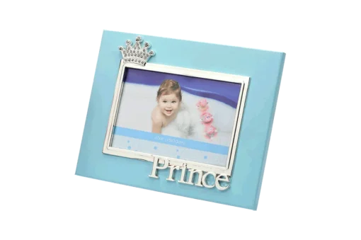 Prince Crown Crystal Studded Kids Photo Frame