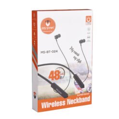 Black Wireless Bluetooth Neckband Ek2401 6 Black Wireless Bluetooth Neckband Ek2401