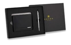 BI-FOLD WALLET WITH AGENDA PEN