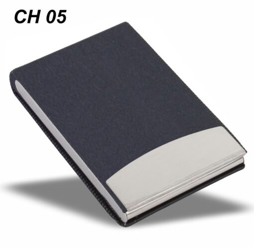 Vertical Business Card Holder Black CH 05