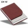 Vertical Business Card Holder Brown CH 10