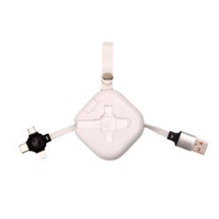 Fusion 3 in 1 Fast Charging Cable with mobile stand EK2530