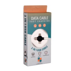 Fusion 3 in 1 Fast Charging Cable with mobile stand EK2530 7 Fusion 3 in 1 Fast Charging Cable with mobile stand EK2530