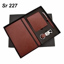 4 in 1 Diary Wallet Set Brown GCSR 227