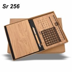 Wooden Diary, Pen & Lifetime Calendar GCSR 256
