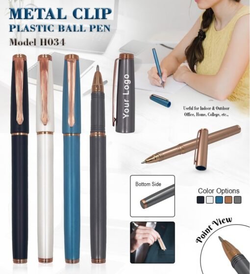Metal Clip Ball Pen GCH 034