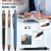 Metal Clip Plastic Ball Pen GCH 039