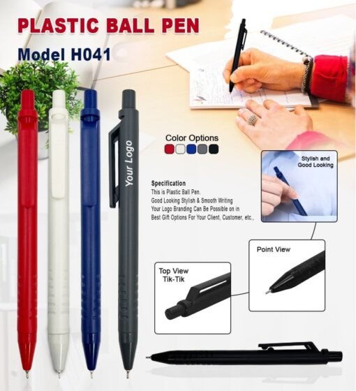 Plastic Ball Pen GCH 041 5 Plastic Ball Pen GCH 041