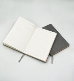 A5 Size Notebook Diary With Metal Plate