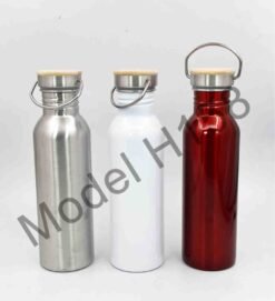 Steel Water Bottle With Wooden LID GCH 158