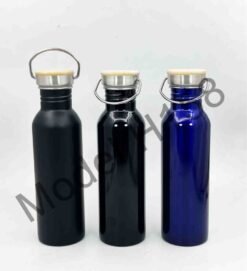 Steel Water Bottle With Wooden LID GCH 158