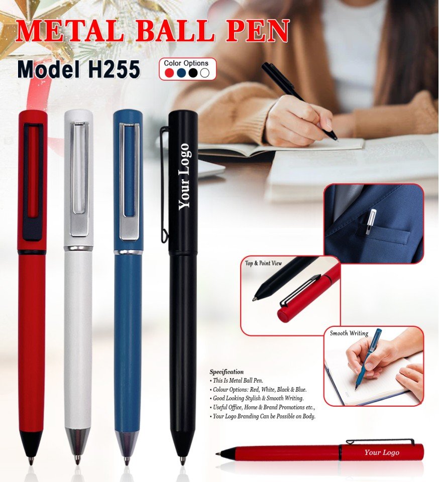 Metal Ball Pen GCH 255 3 Metal Ball Pen GCH 255