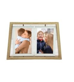 Dual side Rotating Wooden Photo Frame GCH 2905