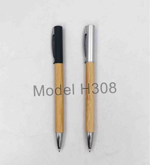 Wooden Ball Pen With Metal Clip GCH 308