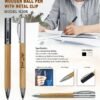 Wooden Ball Pen With Metal Clip GCH 308
