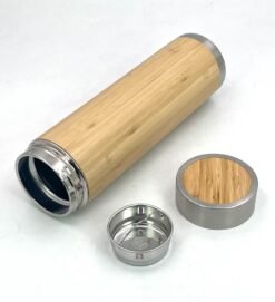 Wooden Vacuum Flask with Tea Filter GCH 432